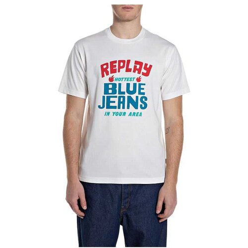 Replay logo mu&amp;scaron;ka majica Slike