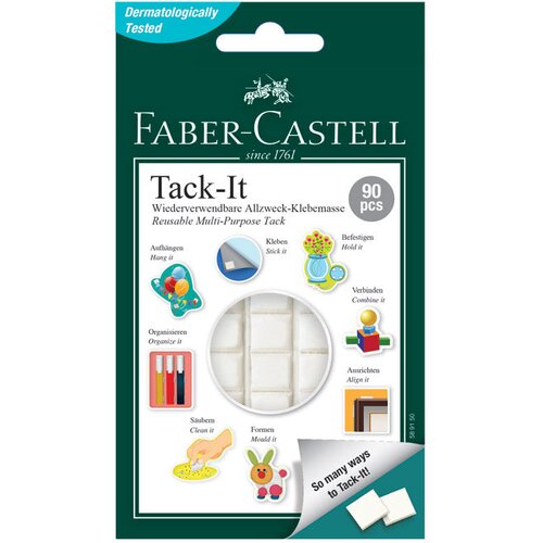  Lepilni blazinice 50g 90x tack-it faber castell 589150 belo blister Slike