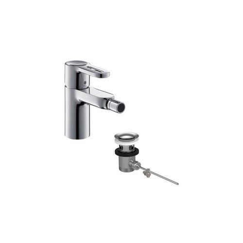 Hansgrohe Metropol S 85 Chrome baterija (slavina) za bide sa odlivnim ventilom sifona pop-up 14264000 Cene