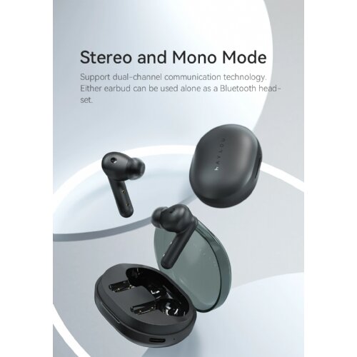 Haylou bluetooth slu&amp;scaron;alke GT7 tws stereo črne Slike