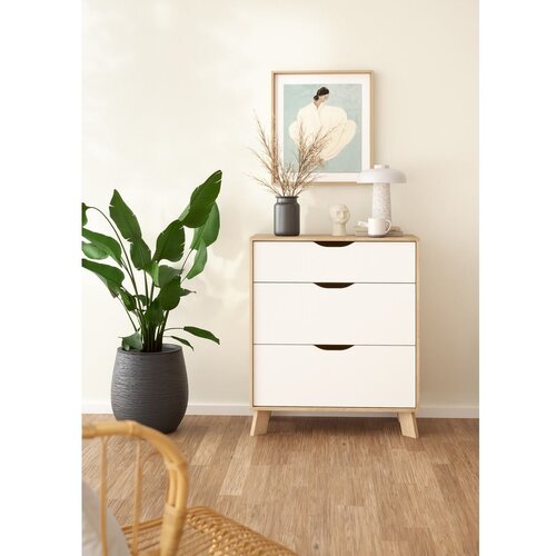 Tvilum Bela/v naravni barvi komoda v hrastovem dekorju 79x92x40 cm Ikast &amp;ndash; Slike