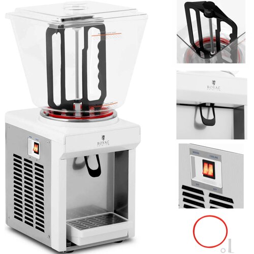 Royal Catering Hladilni dozator z me&amp;scaron;alnikom za sokove in pijače, 25 l, 240 W, (21384250) Slike