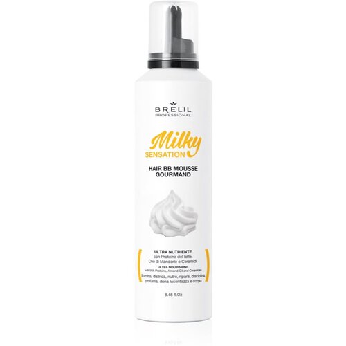 Brelil Numéro Milky Sensation Hair BB Mousse hidratantna pjena za neposlušnu i anti-frizz kosu 250 ml Cijene