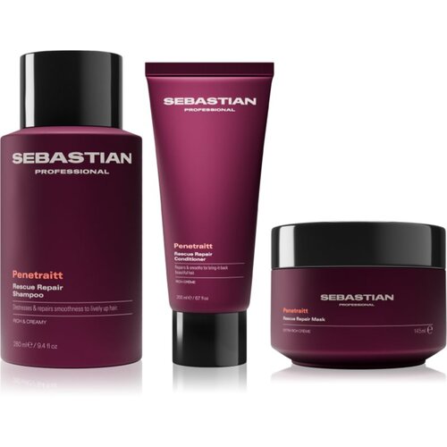 Sebastian Professional Penetraitt Bundle set za o&scaron;tećenu, kemijski tretiranu kosu 3 kom Cijene