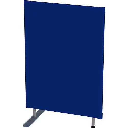eurokraft pro Predelna stena z zvočno izolacijo, stenska plošča, višina 1200 mm, širina 800 mm, modre barve