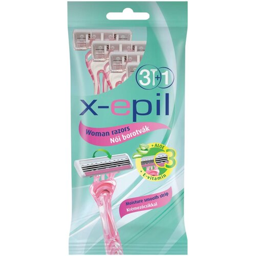 X EPIL - jednokratni ženski brijač 3 o&amp;scaron;trice (3+1kom) Slike