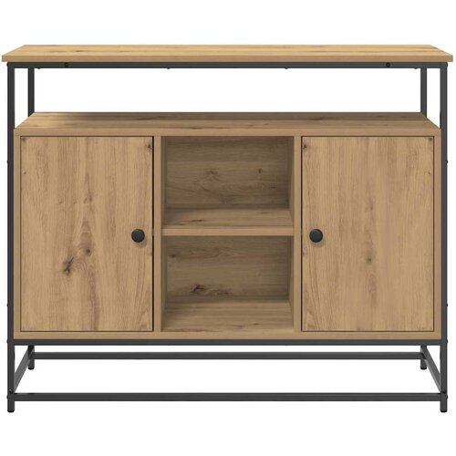  Kreveta Umjetnički hrast 100 x 35 x 80 cm Konstruirano drvo Slike
