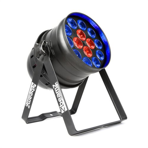 Beamz BPP225 par 64, led reflektor, 6v1 led-diode, rgbwa-uv, 200 w, črna barva Cene