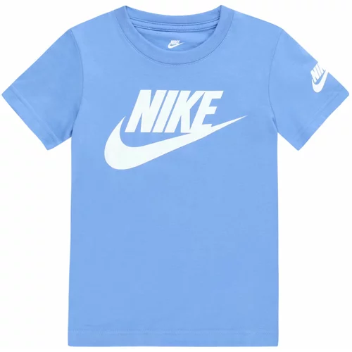 Nike Sportswear Majica 'FUTURA EVERGREEN' svijetloplava / bijela