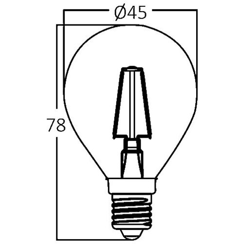  BRY ADVANCE 4W E14 P45 CLR 3000K LED SIJALICA Slike