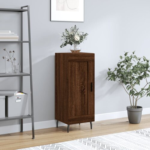 Komoda boja smeđeg hrasta 34,5 x 34 x 90 cm konstruirano drvo Cijene