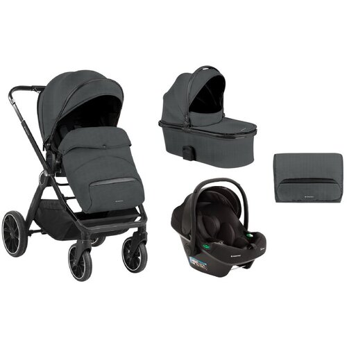 Kikka Boo kolica tiffany 3in1 set sa auto sedištem i-prime i-size i tvrdom korpom dark grey Cene