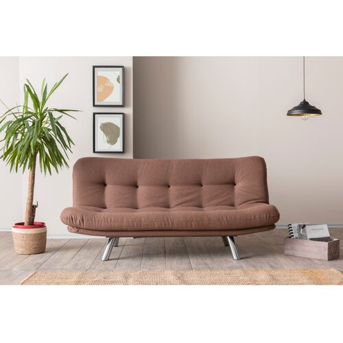 Atelier Del Sofa Trosjed, Misa Small Sofabed - Light Brown Slike