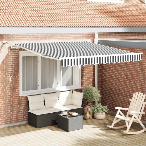 Tenda na automatsko uvlačenje LED antracit i bijela 300x250 cm Cijene