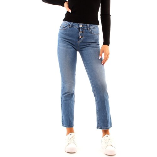 Liu Jo Jeans straight UF3130DS041 Modra Slike