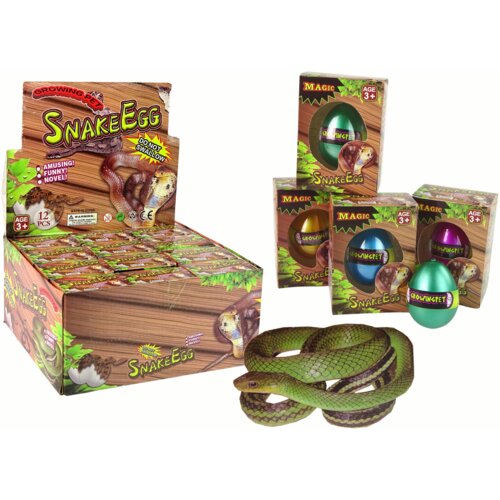  Hatching Growing Magic Egg Snakes 6cm Cene