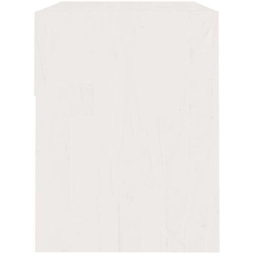 VidaXL noćni ormarići 2 kom bijeli 40 x 31 x 40 cm od masivne borovine Slike