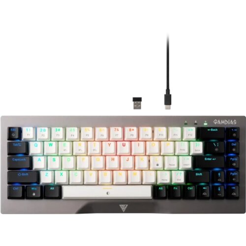 Gamdias Tastatura Hermes M4 Hybrid Mehanička RGB Slike