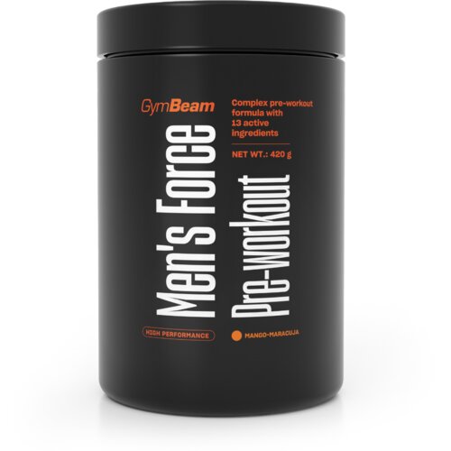 GymBeam Men‘s Force Pre-Workout 420 g mango - marakuja Cene