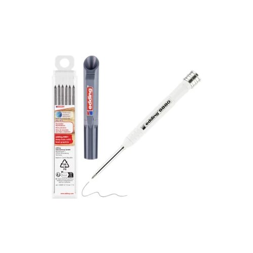 Edding DIY Baumarker Graphit 4-8880-8881 marker za duboke rupe siva, bijela 1 Set Cijene