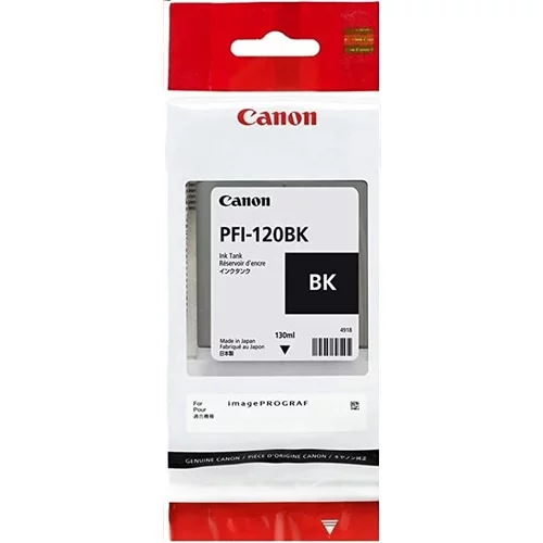  Kartuša Canon PFI-120BK črna/black - original
