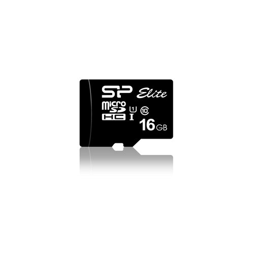 Silicon Power Micro SDHC 16GB + Adapter SP016GBSTHBU1V10SP Slike