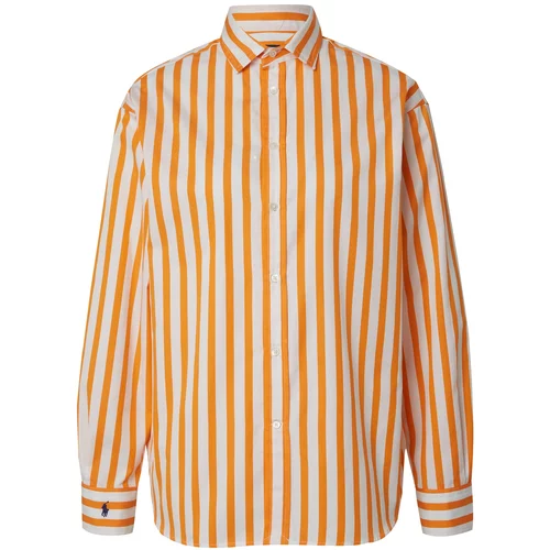 Polo Ralph Lauren Bluza narančasta / bijela
