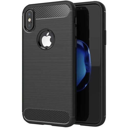 Carbon maska za IPHONE X black Cene