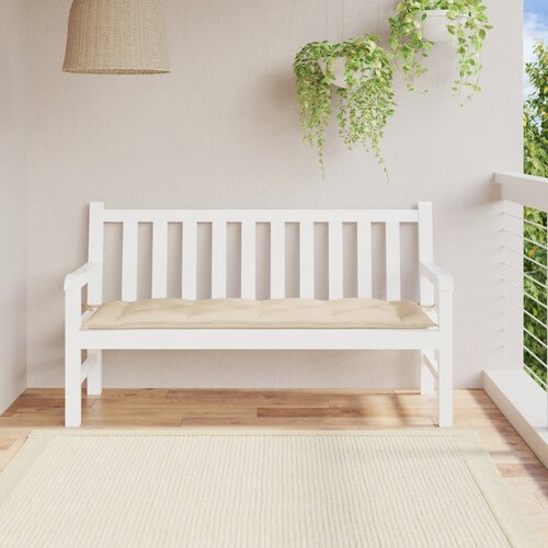  Jastuk za vrtnu klupu bež 150 x 50 x 7 cm od tkanine Oxford Cene
