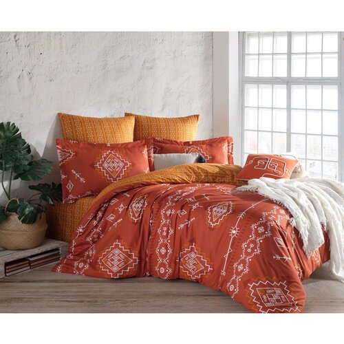  talas orangewhite ranforce super king quilt cover set (eu) (it) Cene