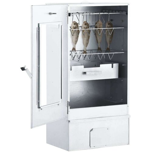 vidaXL Roštilj i pušnica s 1 kg drvenih komadića 44,5 x 29 x 83 cm Cijene