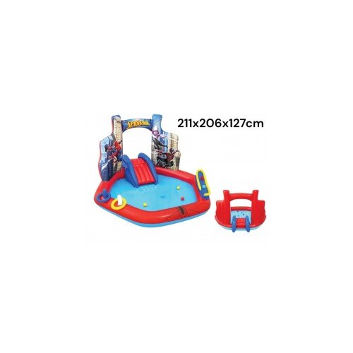  Bazen 98793 PLAY CENTER SPIDER-MAN 211X206X127 BW Cene