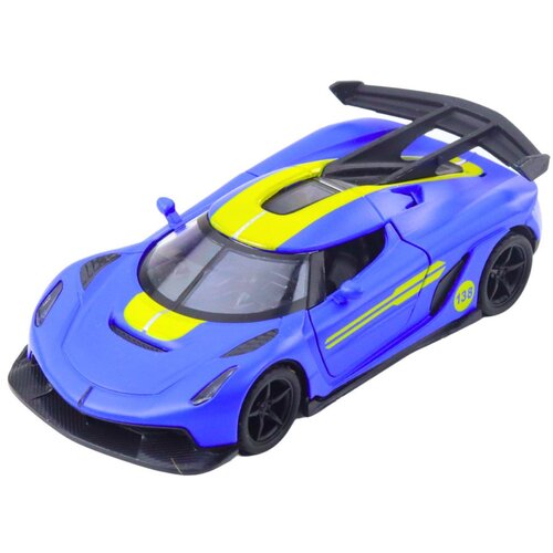  sportski automobil za utrke, otvaranje vrata, plava boja 1:32 Slike