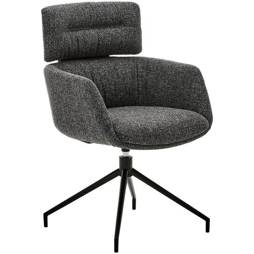 Dieter Knoll NASLANJAČ, kovina, tekstil črna, temno siva Cene