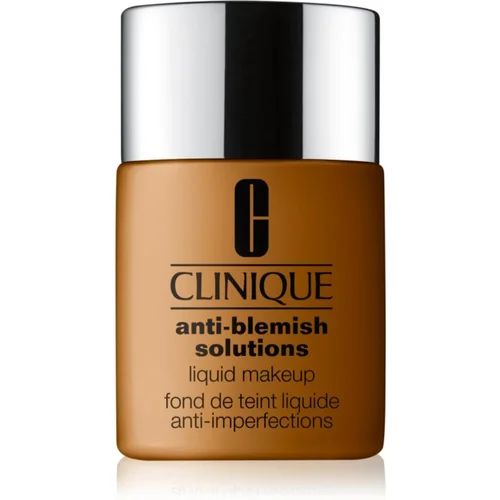 Clinique Anti-Blemish Solutions™ Liquid Makeup puder s visokim prekrivanjem za masno lice sklono aknama s dugotrajnim učinkom WN 114 Golden 30 ml