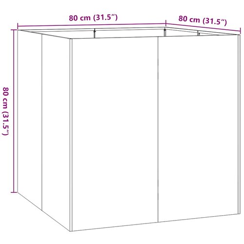  Sadilica 80x80x80 cm od nehrđajućeg čelika Slike