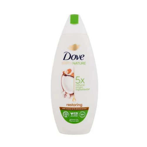 Dove Care By Nature Restoring Shower Gel gel za prhanje 225 ml za ženske