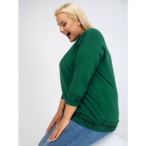 RELEVANCE Sweatshirt-RV-BL-5978.06P-black-green Cene