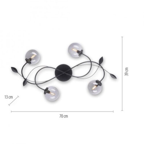 PAUL NEUHAUS 6724-18 - led plafonski luster widow 4xG9/3W/230V Slike