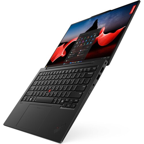 ThinkPad X1 Carbon G12 (BLACK, paint) Core Ultra 7 155U (12C/14T, Max Turbo 4.8GHz/12MB), DDR5 32GB Cene