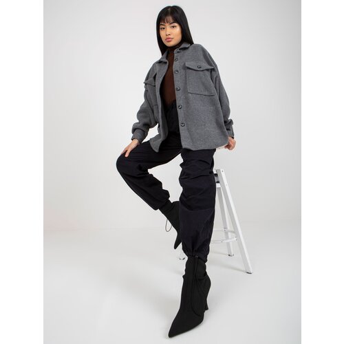 Patiskha Shirt-DN-KS-4005.99P-dark gray Cene