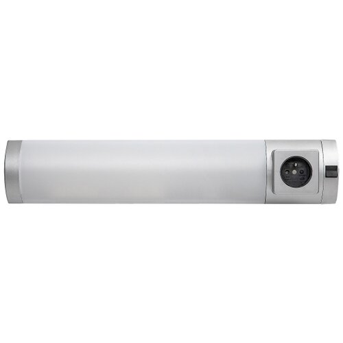 Rabalux zidna lampa Soft2E, Sa utičnicom, LED, 5W, 4000K, 45cm, Srebrne boje Slike