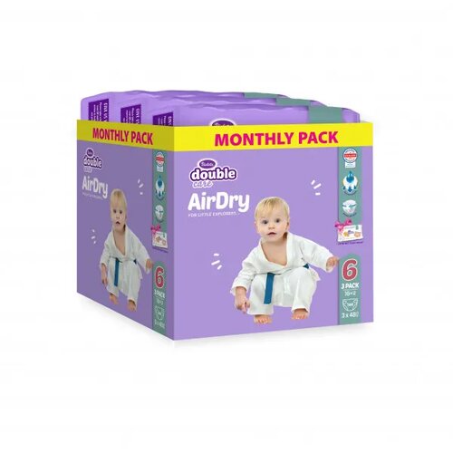 Violeta pelene Air Dry Maxi 6 (16+ KG) monthly pack 144 KOM Slike