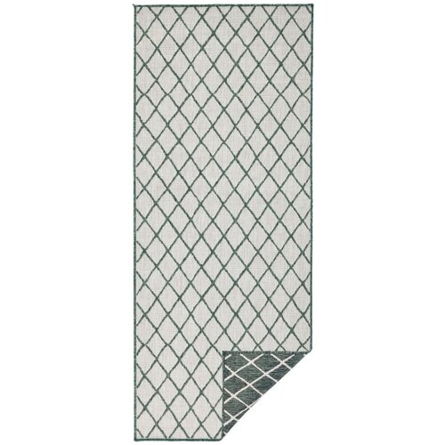 NORTHRUGS krem-zeleni vanjski tepih Malaga, 80 x 350 cm Slike