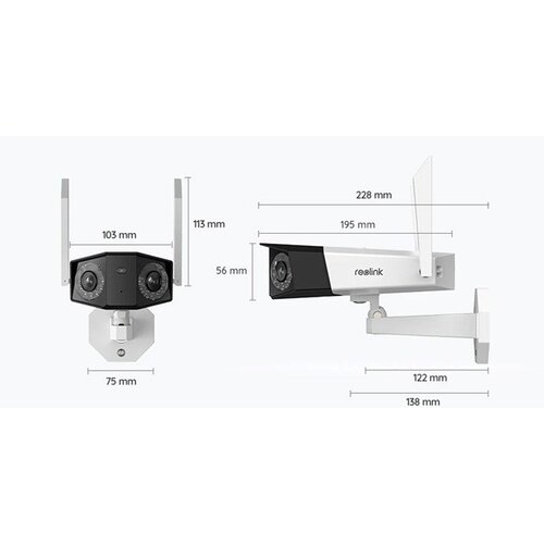 Reolink Duo Series W730 WiFi-Outdoor V2&amp;quot; Slike