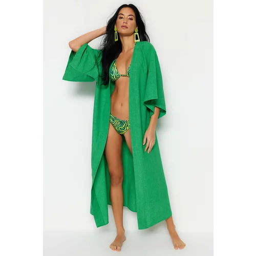 Trendyol Kimono & Caftan - Green - Regular fit