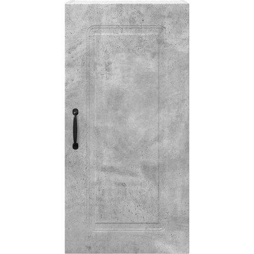 VidaXL Zidni kuhinjski ormarić s policom Betonski sivi 40 x 31 x 80 cm Slike