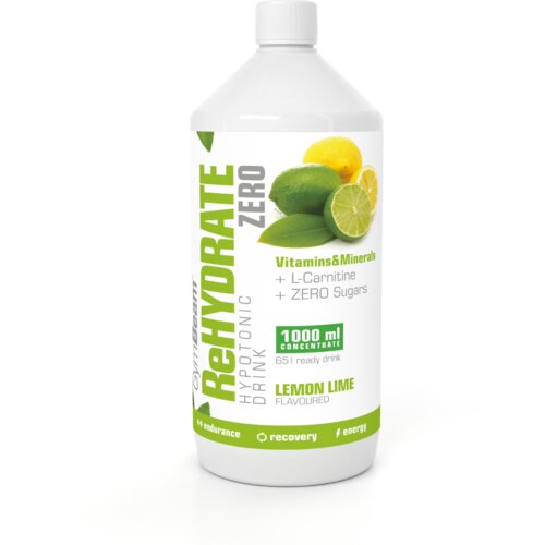 GymBeam Ionic drink ReHydrate ZERO 1000 ml limun - limeta Cene