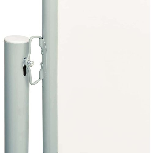 VidaXL Uvlačiva bočna tenda za terasu 180 x 600 cm krem Slike