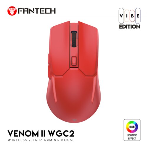 Fantech Mis Wireless Gaming WGC2 Venom II crveni Cene